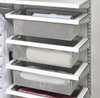 elfa White / White Decor Gliding Drawer Frame