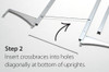 Elfa White Freestanding Foot Wide