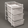elfa Basics System 45 Mesh Drawer Set - White
