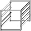 elfa White 4 Runner 550mm Standard Frame