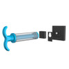 EvoVac Suction Bathroom Hooks 2 Pack - Black