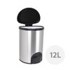 White Magic Smart Bin 12L - Fingerprint Proof Stainless Steel