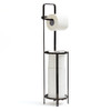 Black Onyx Bathroom Toilet Roll Dispenser and Holder