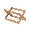 Williamsware Bamboo 6 Bottle Foldable Wine Rack