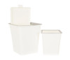 Howards Small Counter Top Rubbish Bin - White