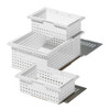 Like-it Stackable Ventilated Tote Slim - White