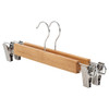 Howards Timber Hanger with Clips 2 Pack - Natural