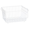 Howards Wire Stackable Basket Large - White