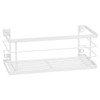 Howards Powder Coated Wire Wall Mountable Bottle Rack Small - White