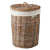 Rattan Round Laundry Hamper Basket with Lid