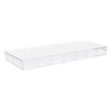 Howards Stackable Organiser 14 Compartments Narrow - Clear