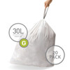 simplehuman Bin Liner 30L Code G - 20 Pack