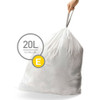 simplehuman Bin Liner 20L Code E - 60 Pack