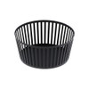 Tower Small Round Fruit Basket - Black