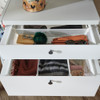 elfa Mesh Drawer Divider H185mm x W531mm 2-Piece - White