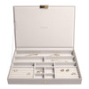 Stackers Supersize Jewellery Box with Lid - Taupe