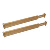 Bamboo Drawer Dividers 2 Pack - Shallow