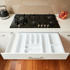 Howards 9 Compartment Cutlery Tray 73cm - White