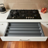 Howards 4 Compartment Cutlery Tray 85cm - Grey