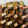 Howards Rustic Mahogany Timber Wine Rack 2x2 (6 Bottle)