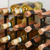 Howards Rustic Mahogany Timber Wine Rack 3x3 (12 Bottle)
