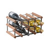 Howards Rustic Mahogany Timber Wine Rack 4x2 (12 Bottle)