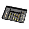 madesmart 8 Compartment Expandable Cutlery Tray - Carbon