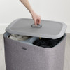 Joseph Joseph Tota 90L Separation Laundry Basket - Grey