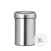 brabantia 3L Finger Print Proof Stainless Steel Touch Bin