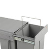 Wesco Dual Pull Out 32L Rubbish Bin - Grey