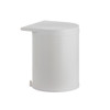 Wesco Round Swing Out 13L Rubbish Bin - White