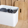 SmartStore Collect 76L Sort & Recycle Bin Set - White