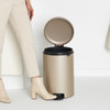 brabantia NewIcon Pedal Bin 20L - Metallic Gold