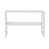 2 Shelf Storage Rack - White