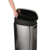 Stainless Steel Rectangular Pedal Rubbish Bin 50L