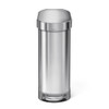 simplehuman 45L Slim Step Stainless Steel Rubbish Bin