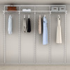 elfa Basic Hanging Rod Shelving Solution Shallow Option 10