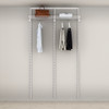elfa Basic Hanging Rod Shelving Solution Shallow Option 8