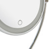Howards LED 5x Magnification Pedestal Makeup Mirror