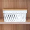 Bamboo Lid Basket 3.5L - White