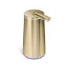 simplehuman Rechargeable Sensor Foam Soap Dispenser - Brass