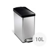 simplehuman 10L Profile Step Stainless Steel Rubbish Bin