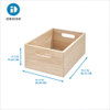 iDesign x The Home Edit Wooden All-Purpose Bin Large - Natural