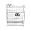 5 Tier Shoe Rack - White