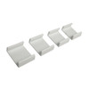 WilliamsWare Stackable Shelf Clamps 4 Pack - White