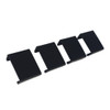 WilliamsWare Stackable Shelf Clamps 4 Pack - Black