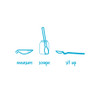 Dreamfarm Mini Supoon Scraping Spoon - Red