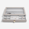 Stackers Supersize Drawer Jewellery Box Glass Lid Layer - Taupe