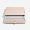 Stackers Classic Drawer Necklace & Bracelet Jewellery Box Layer - Blush