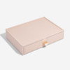 Stackers Classic Drawer Necklace & Bracelet Jewellery Box Layer - Blush